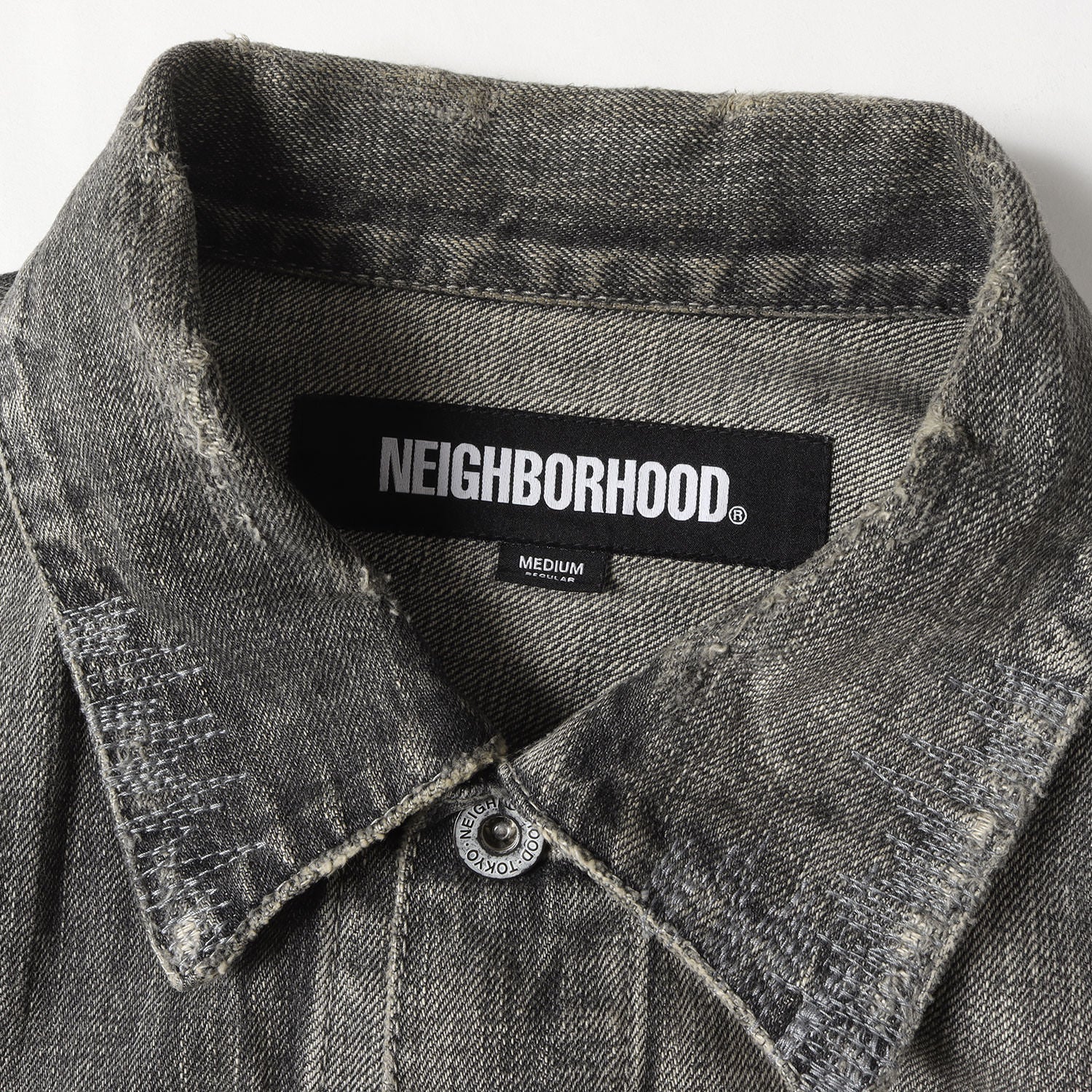 NEIGHBORHOOD (ネイバーフッド) 22AW ダメージリペア加工 2ndタイプ サベージ デニムジャケット(SAVAGE DENIM  TYPE-2 JK CO) – ブランド古着の通販・買取 | BEEGLE by Boo-Bee