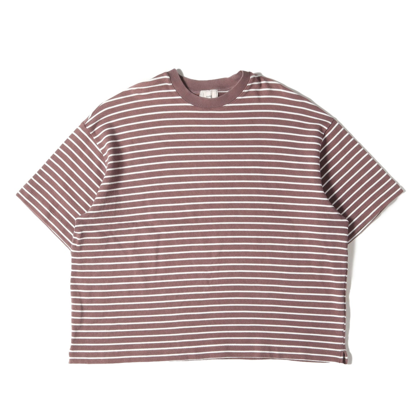 オーバーサイズ ボーダー ヘビー Tシャツ(BORDER S/S WIDE T-SHIRT)