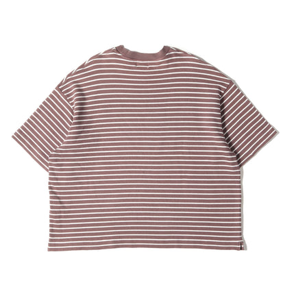 オーバーサイズ ボーダー ヘビー Tシャツ(BORDER S/S WIDE T-SHIRT)