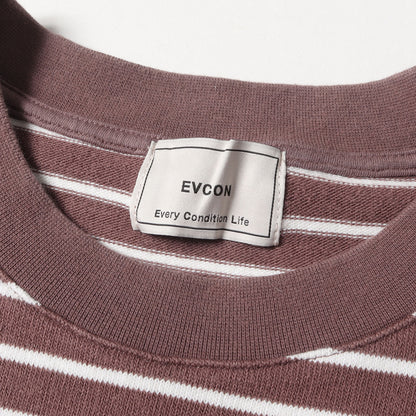 オーバーサイズ ボーダー ヘビー Tシャツ(BORDER S/S WIDE T-SHIRT)