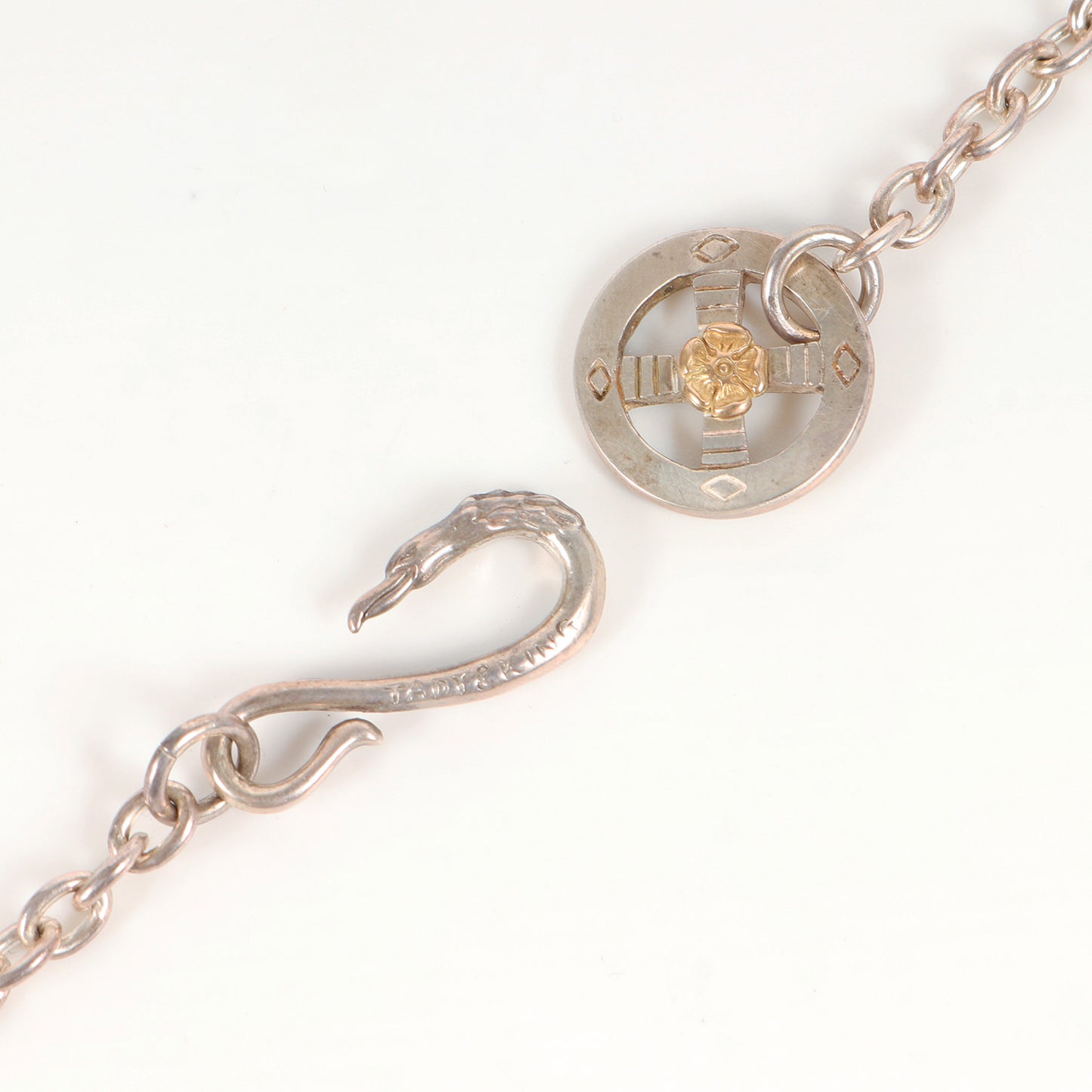 石付き全金ホイール付き クロス & イーグルフック & レギュラーホイール GPローズ付きチェーン セット