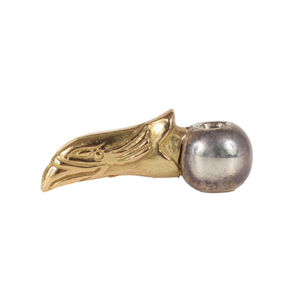 K18 イーグルヘッド ビーズ