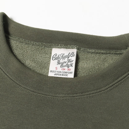 22AW 裏地フリース ボンバーヒート ストレッチ スウェット(Bomber heat trade mark logo wappen crew neck sweat)
