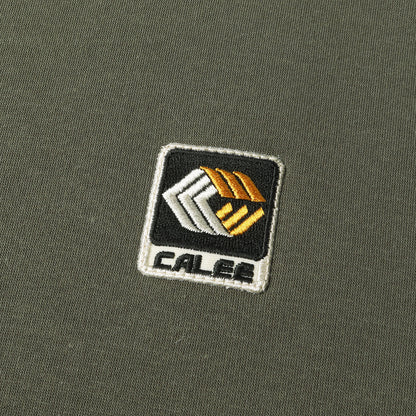 22AW 裏地フリース ボンバーヒート ストレッチ スウェット(Bomber heat trade mark logo wappen crew neck sweat)