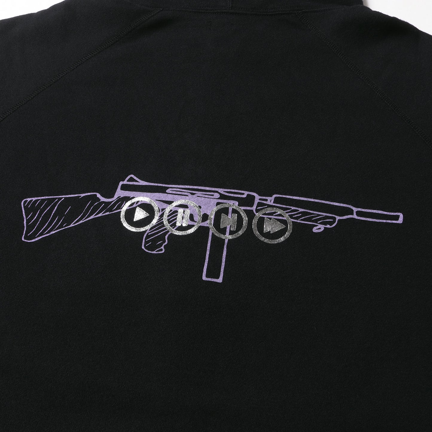 22AW ライフル グラフィック ジップ スウェット パーカー(ZIP HOODIE)