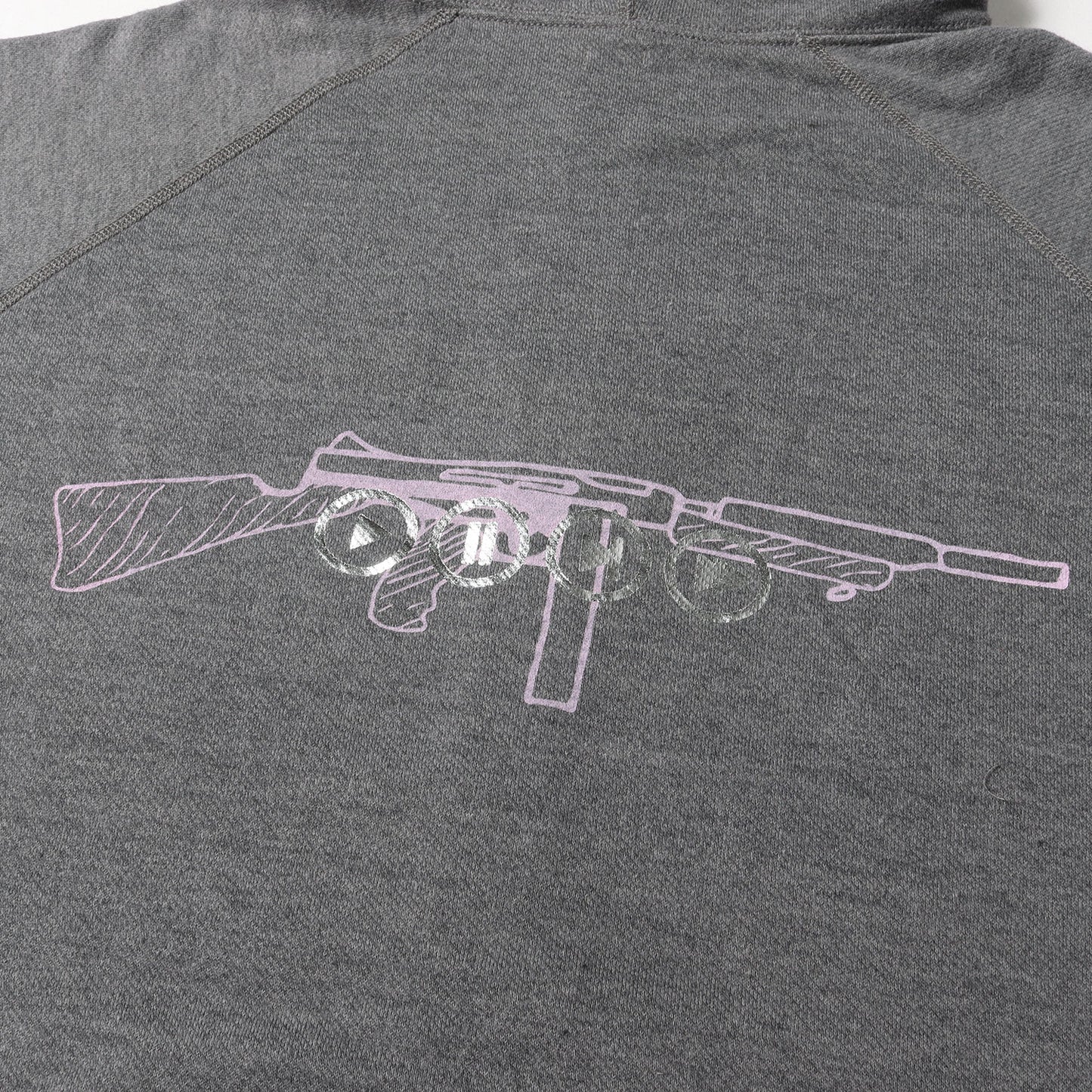 22AW ライフル グラフィック ジップ スウェット パーカー(ZIP HOODIE)