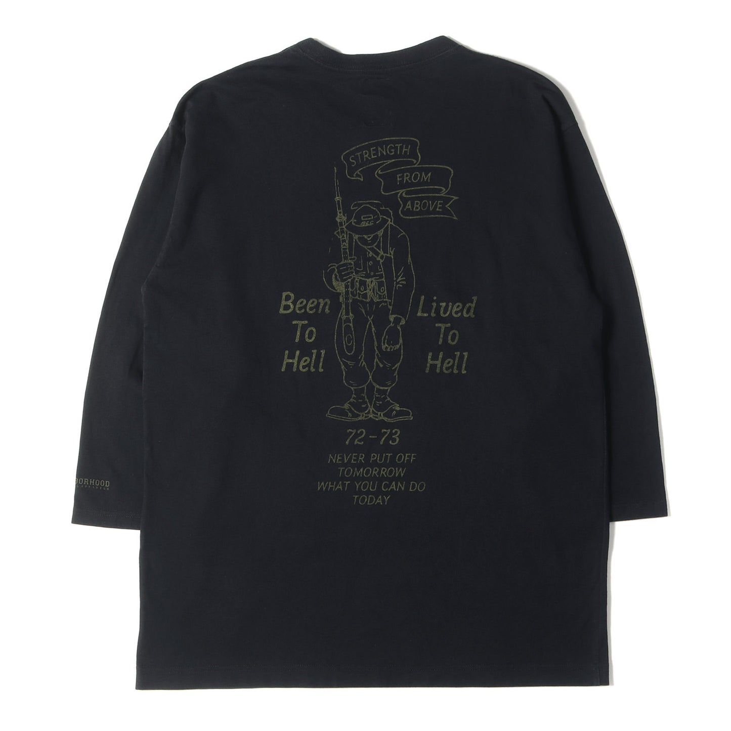 00s ミリタリー グラフィック 7分袖 Tシャツ