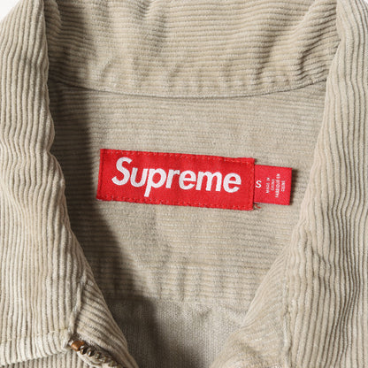 24SS ウォッシュ加工 コーデュロイ フルジップ シャツ(Washed Corduroy Zip Up Shirt)