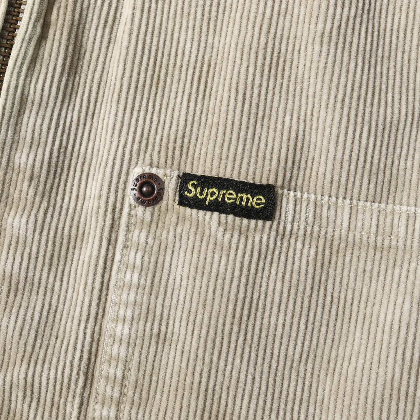 24SS ウォッシュ加工 コーデュロイ フルジップ シャツ(Washed Corduroy Zip Up Shirt)