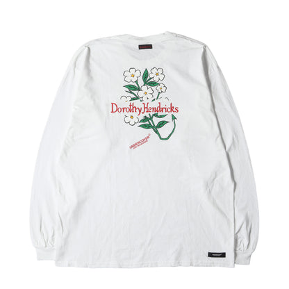 23SS ×Dorothy Hendricks フラワーグラフィック ロングスリーブ Tシャツ(DH LONG SLEEVE TEE FLOWER)