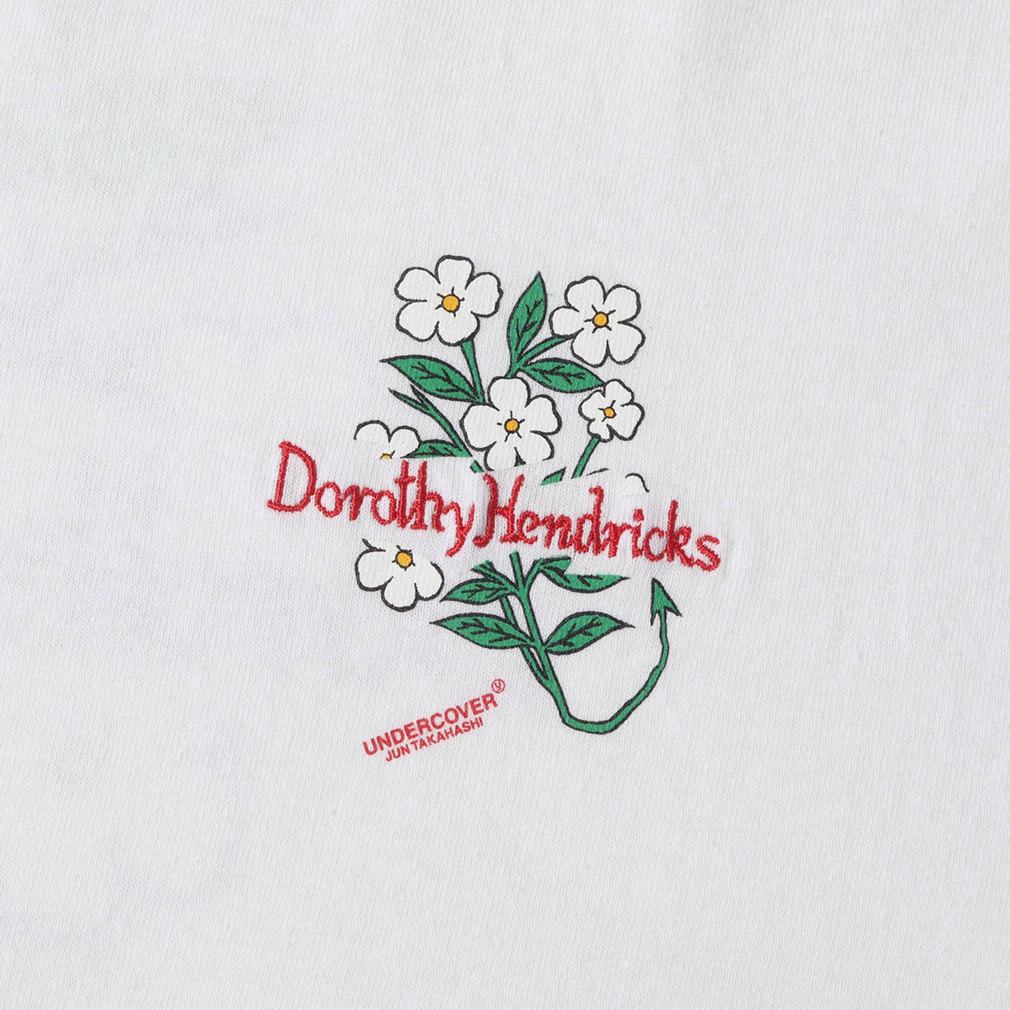 23SS ×Dorothy Hendricks フラワーグラフィック ロングスリーブ Tシャツ(DH LONG SLEEVE TEE FLOWER)