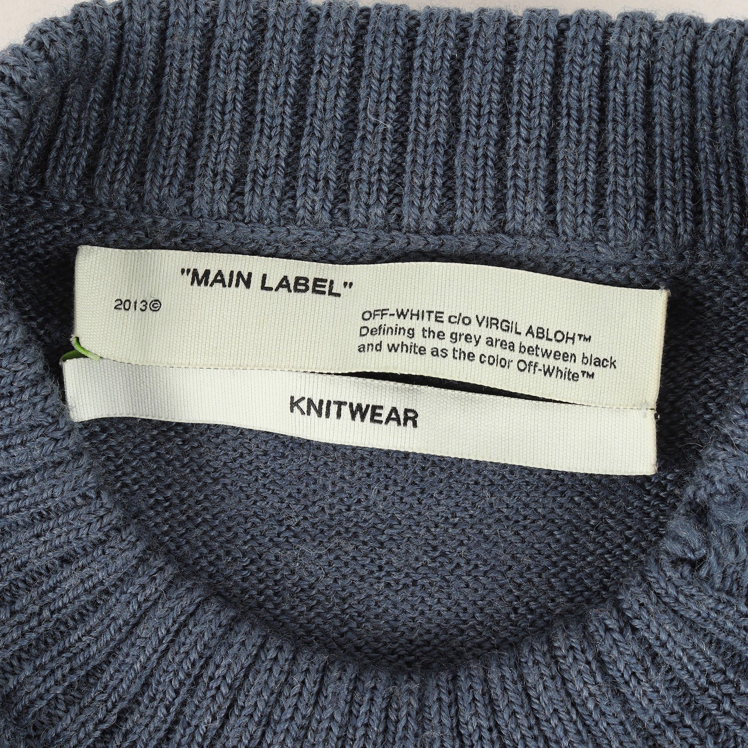 OFF-WHITE (オフホワイト) ダメージ加工 カラーブロック オーバー