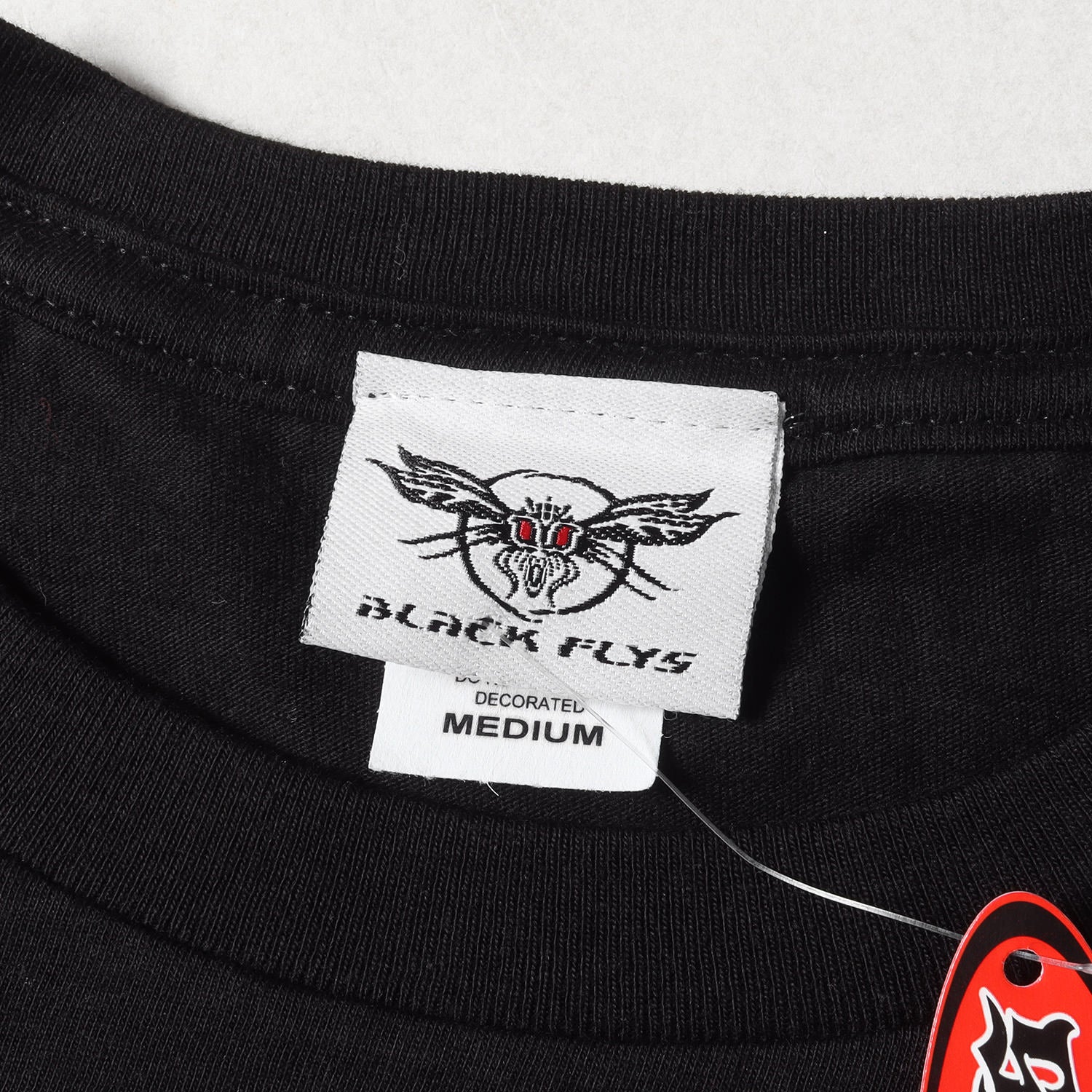 BLACKFLYS (ブラックフライ) 90s ブランドロゴ Tシャツ(USA製 / デッド 