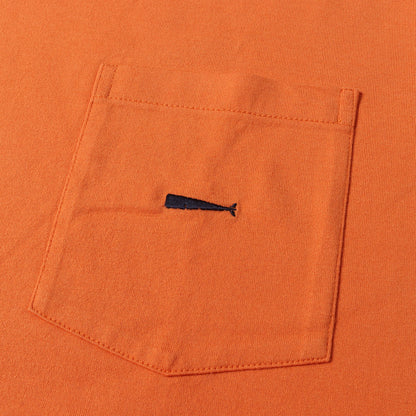 ワンポイント刺繍 ポケット Tシャツ(CACHALOT CROP SS)