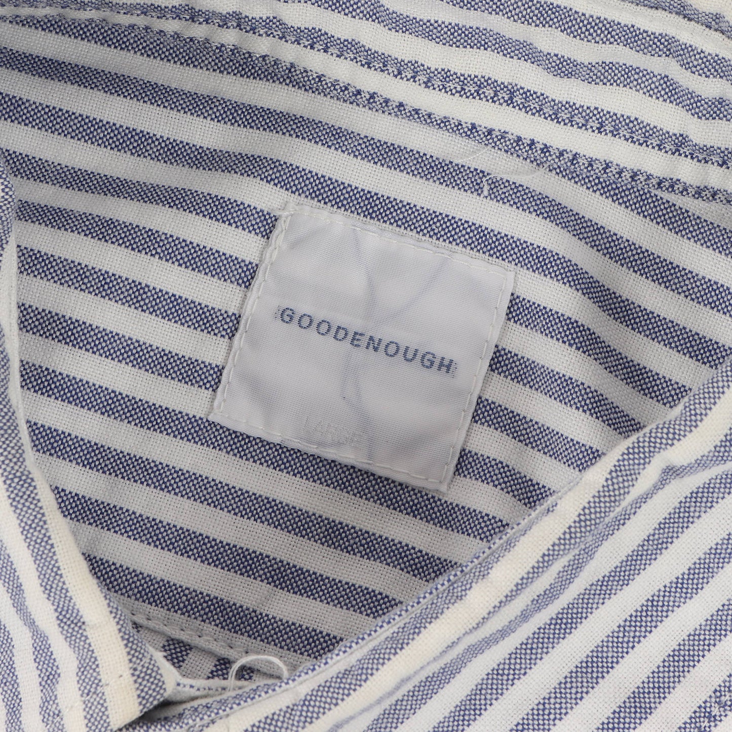 00s ストライプ オックスフォード ボタンダウン 半袖シャツ