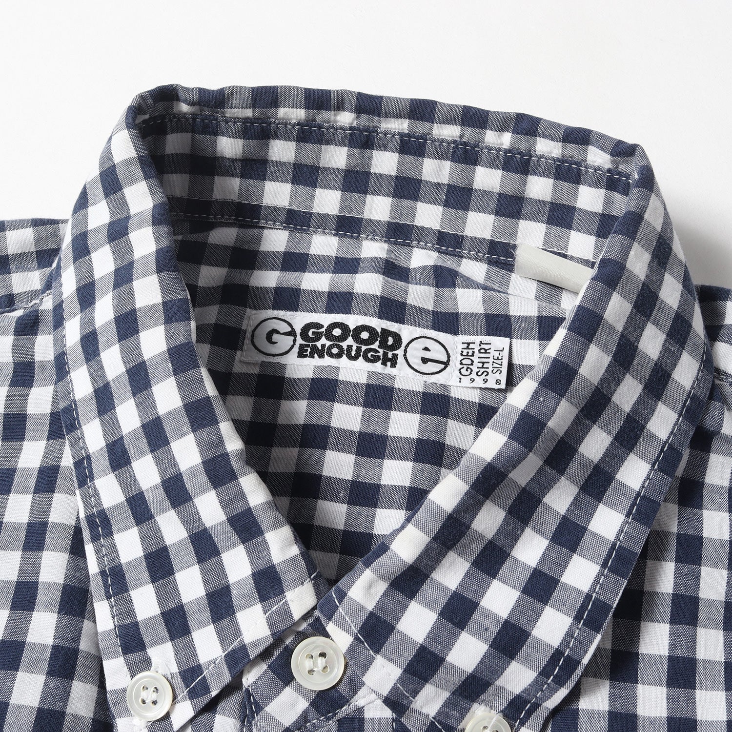 GOODENOUGH グッドイナフ 背ロゴ ボタンダウン オックスフォードシャツ