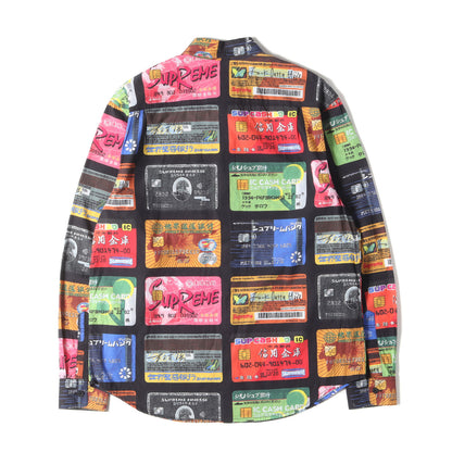 22SS クレジットカード 総柄 コットン シャツ(Credit Cards Shirt)