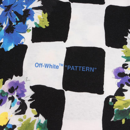 21SS チェッカー&フラワー オーバーサイズ Tシャツ(CHECK FLOWERS S/S OVER TEE)