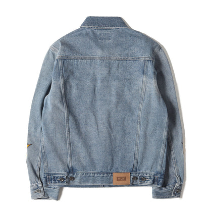 23SS フレイム&サイコロ刺繍 3rdタイプ デニムジャケット