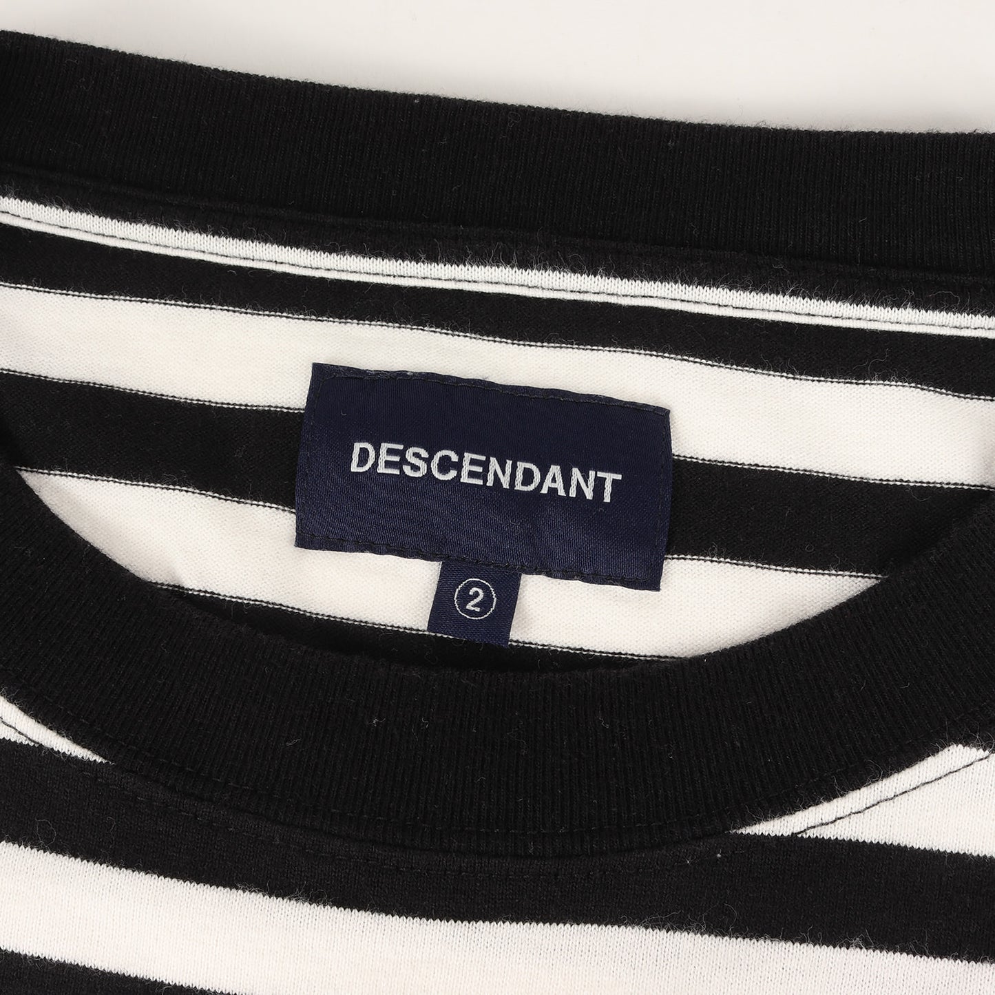 20SS 袖レイヤード ボーダー ロングスリーブ Tシャツ(MILITIA LAYERD TEE)