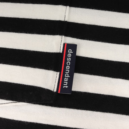 20SS 袖レイヤード ボーダー ロングスリーブ Tシャツ(MILITIA LAYERD TEE)