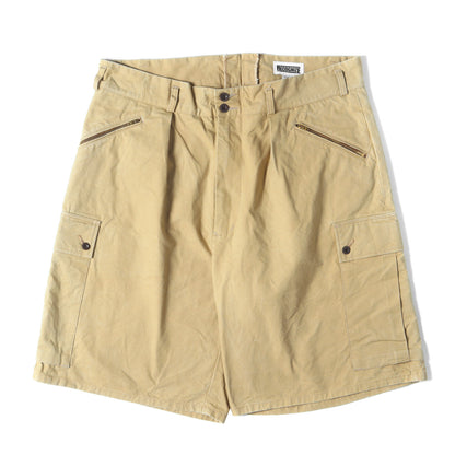 24SS ミリタリー ワイド カーゴショーツ(CARGO SHORTS)