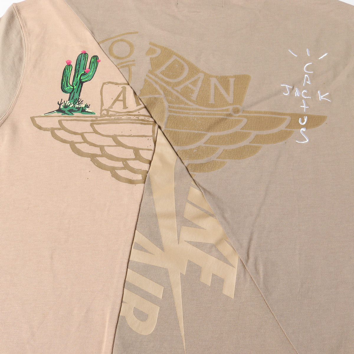 21SS ×TRAVIS SCOTT Cactus Jack JORDAN クレイジーパターン Tシャツ(AS M J TS SS TOP)