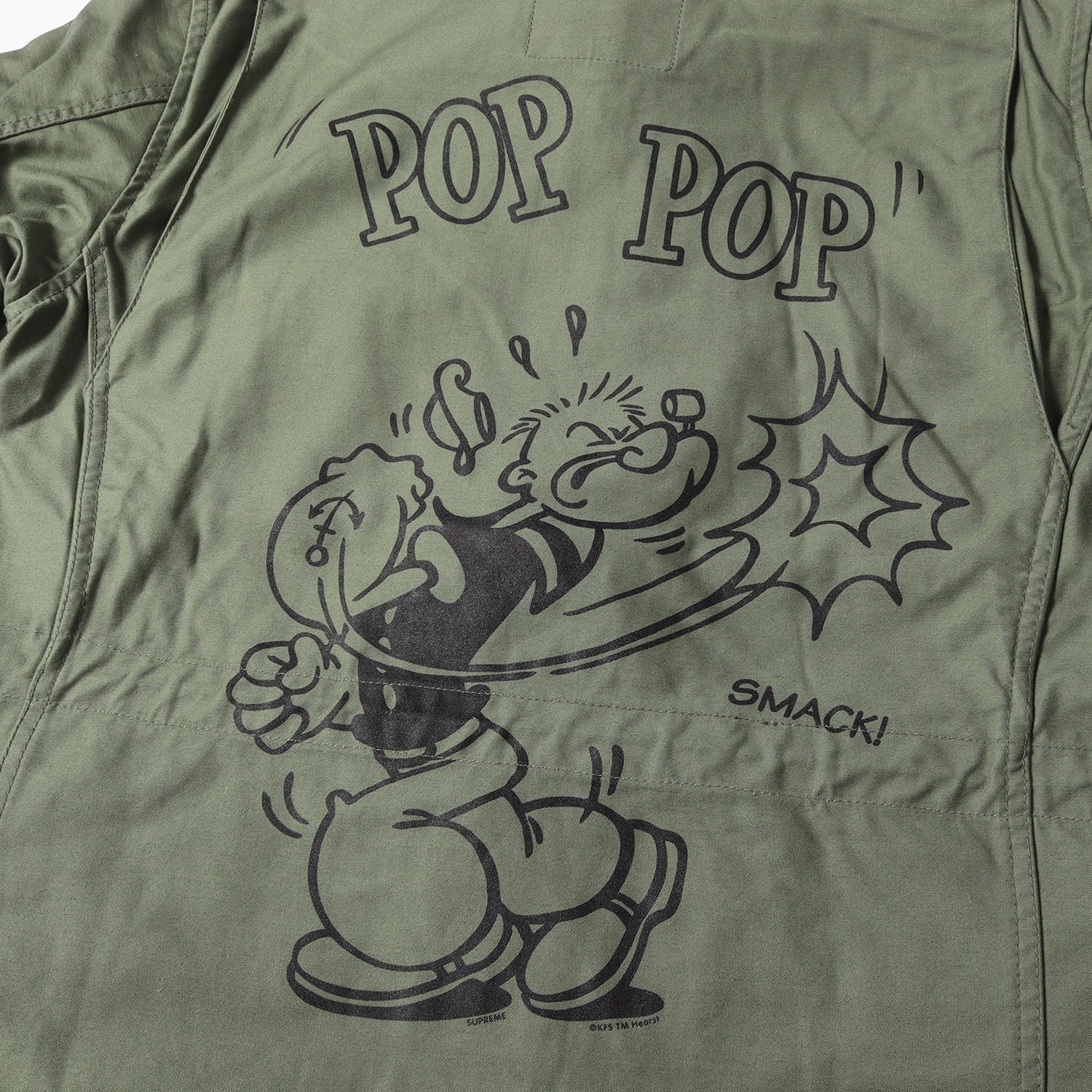 Supreme (シュプリーム) ×Popeye ポパイグ ラフィック M-65 ジャケット