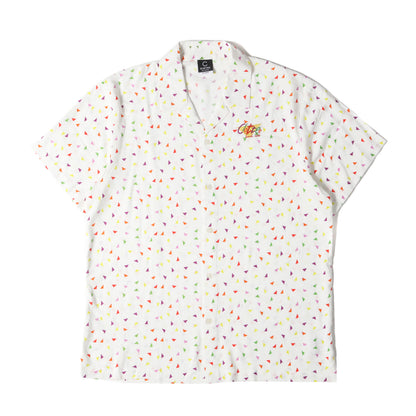 21SS CLOTTEE By CLOT トライアングル柄 オープンカラー レーヨン 半袖シャツ