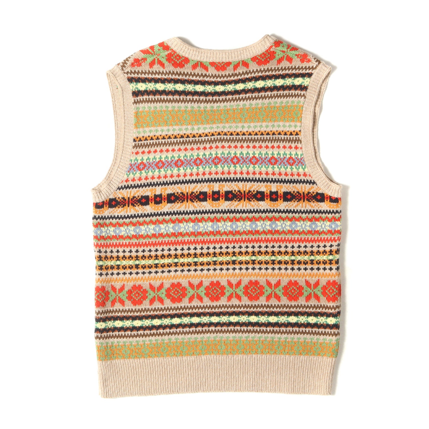 美品】ポロ ラルフローレン ニット ベスト コットン&カシミヤ フェア