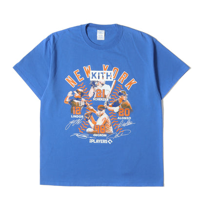 KITH TOKYO限定 古着リメイク ニューヨーク・メッツ BOXロゴ Tシャツ
