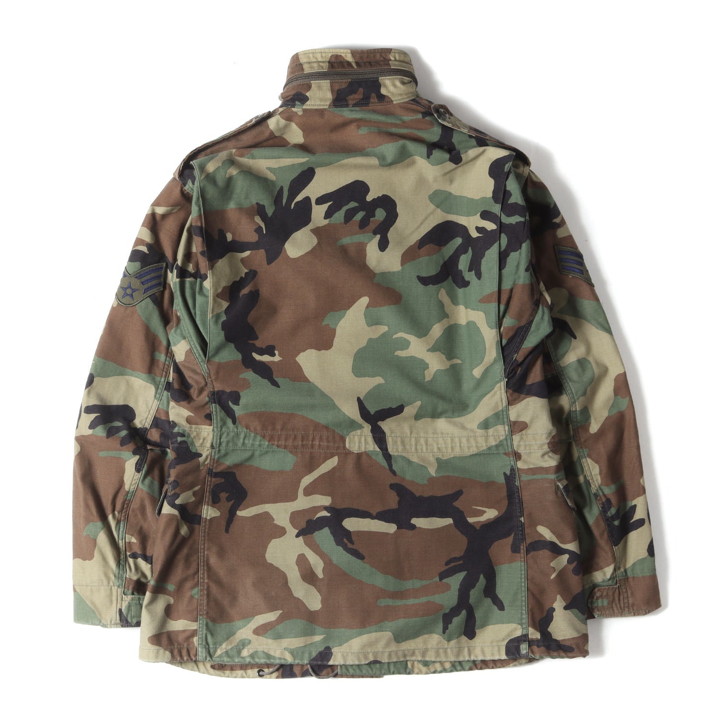 90s 米軍実物 4th ウッドランドカモ M-65 フィールドジャケット