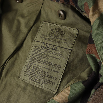 90s 米軍実物 4th ウッドランドカモ M-65 フィールドジャケット