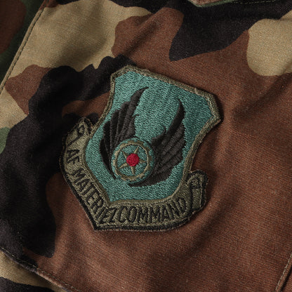 90s 米軍実物 4th ウッドランドカモ M-65 フィールドジャケット