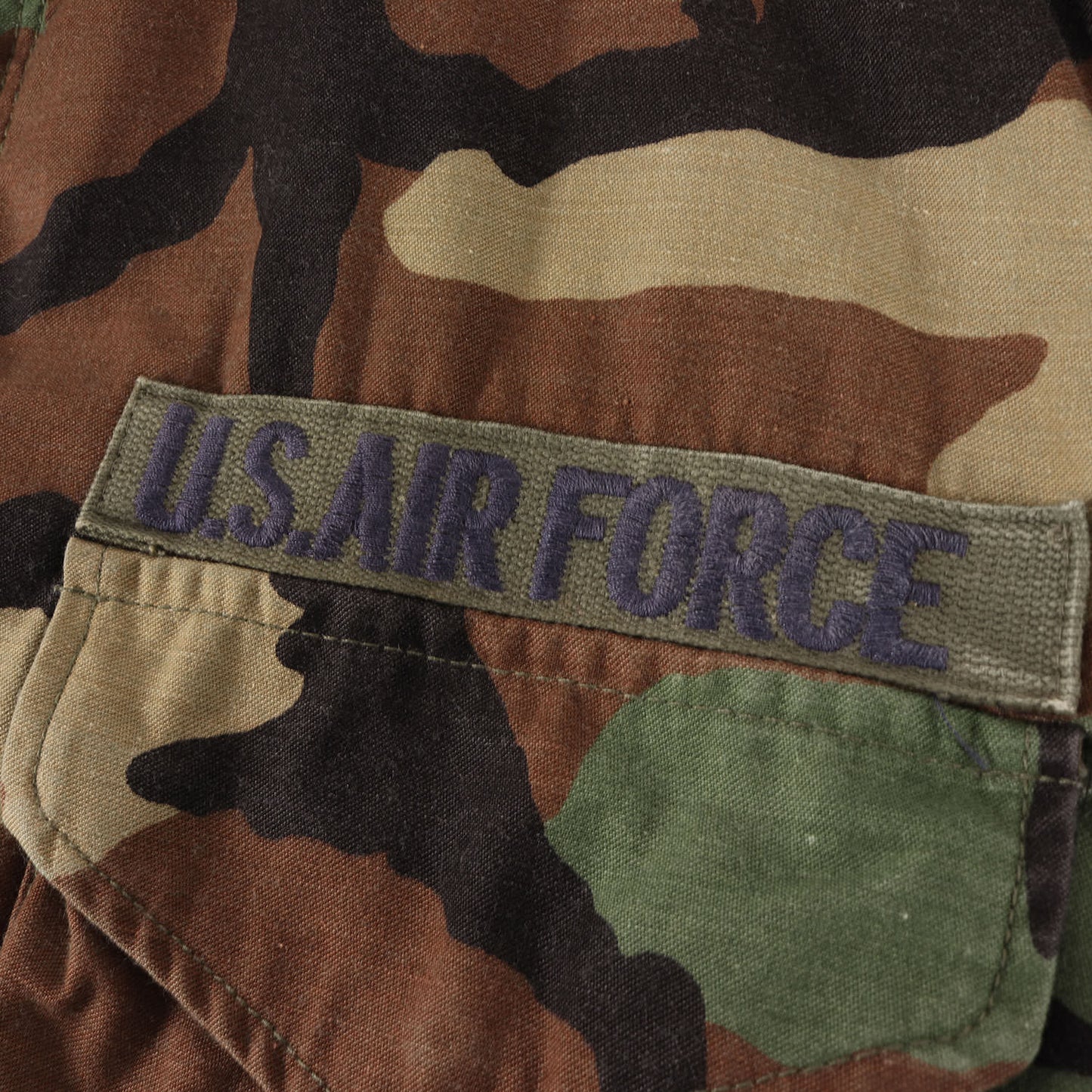 90s 米軍実物 4th ウッドランドカモ M-65 フィールドジャケット