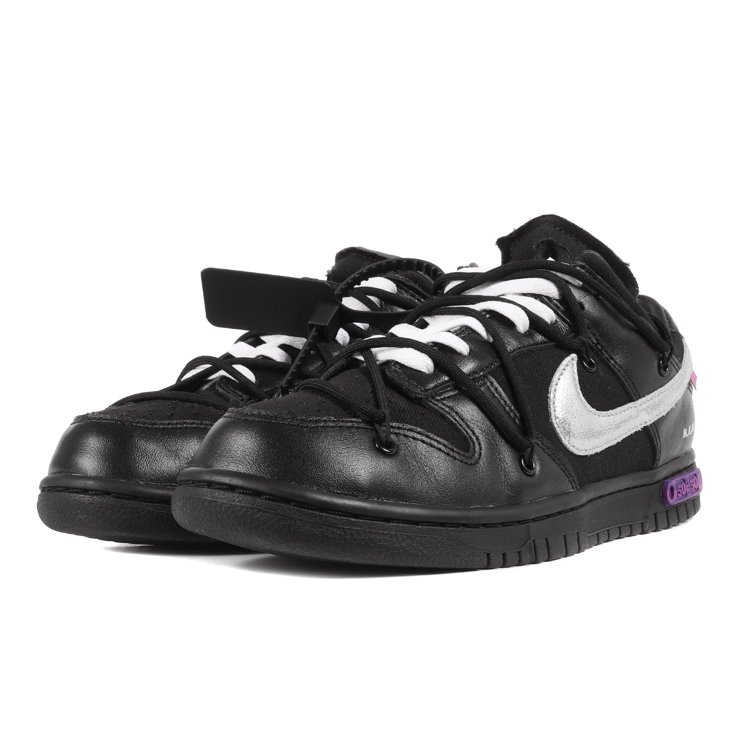 試着のみ Nike Dunk Low バレット ブラック 本革 25.5 試着のみ Nike Dunk Low バレット ブラック 本革 25.5