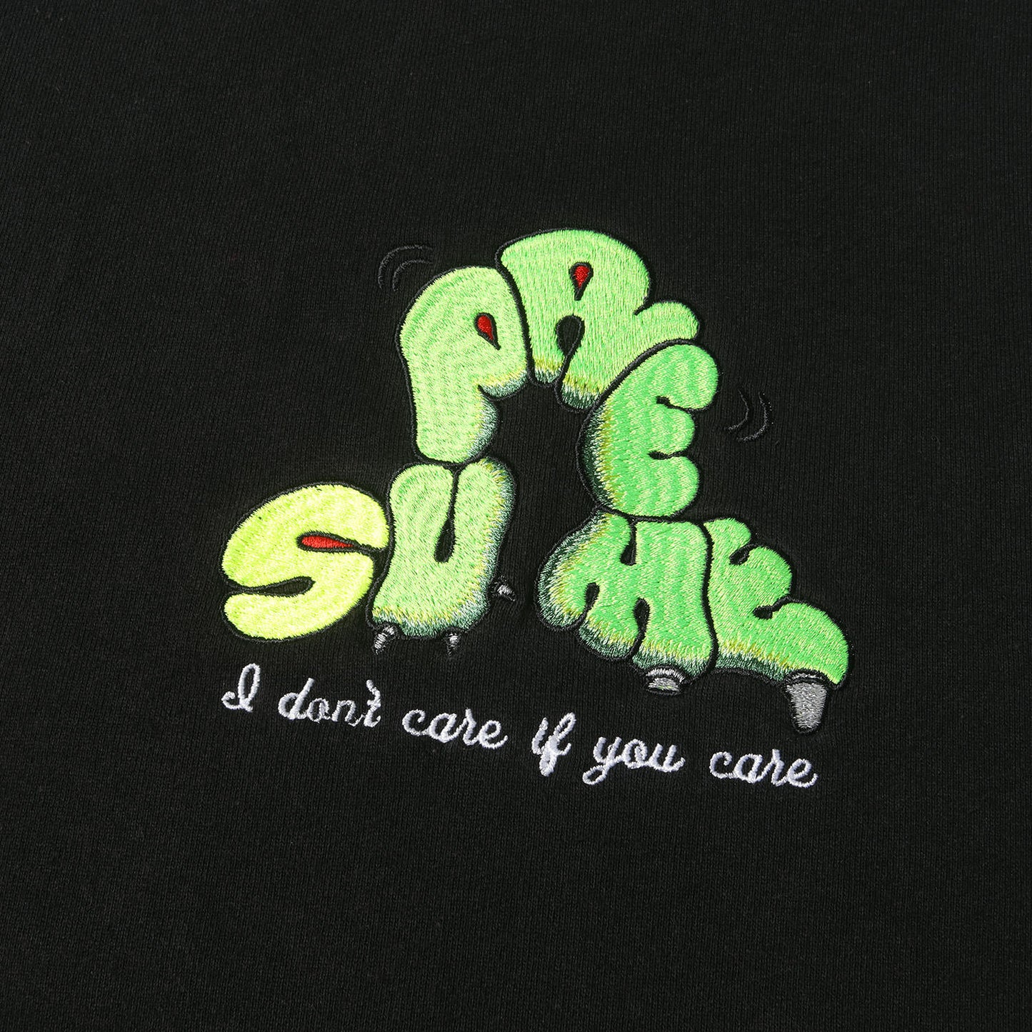 21SS グラフィックロゴ スウェットパーカー(Dont Care Hooded Sweatshirt)