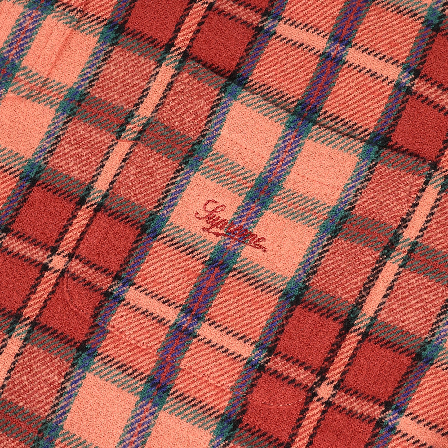 23SS タータンチェック プルオーバー ボタンダウン フランネルシャツ(Pullover Plaid Flannel Shirt)