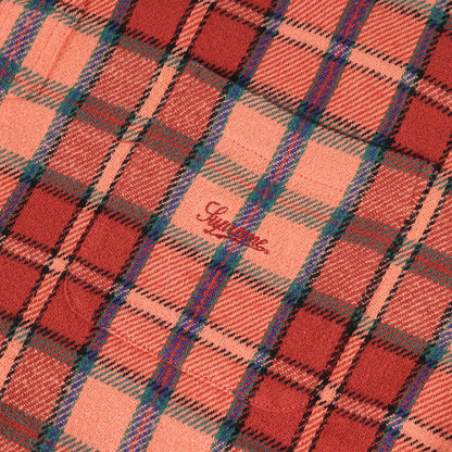 23SS タータンチェック プルオーバー ボタンダウン フランネルシャツ(Pullover Plaid Flannel Shirt)