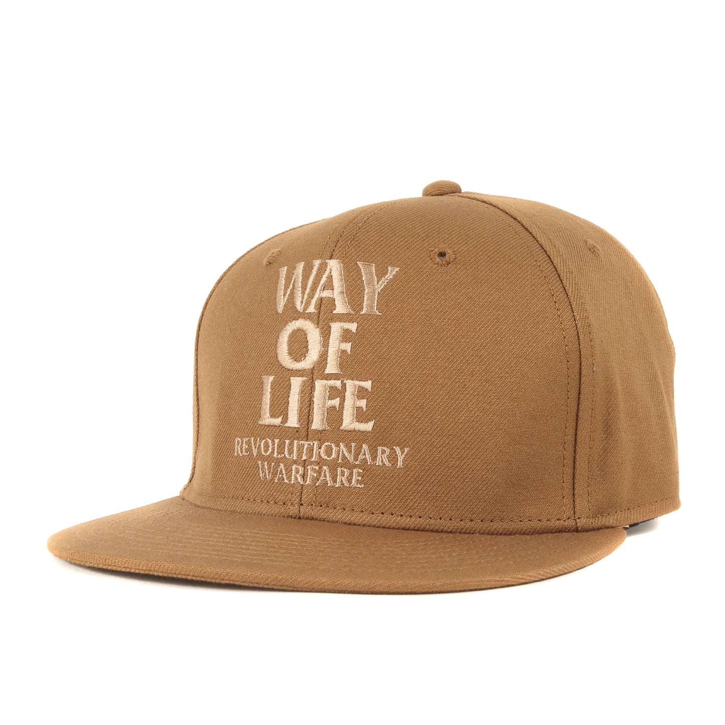 23SS WAY OF LIFEロゴ 6パネルキャップ(EMBROIDERY CAP)