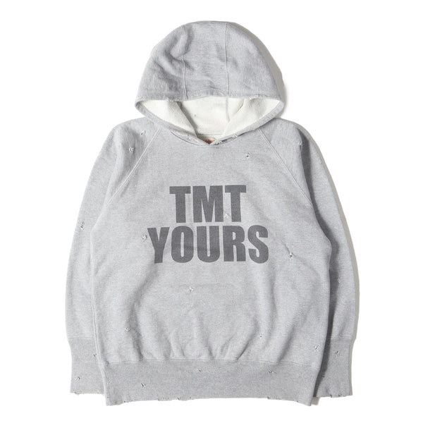 TMT (ティーエムティー) 00s ダメージ加工 YOURS スウェット パーカー 