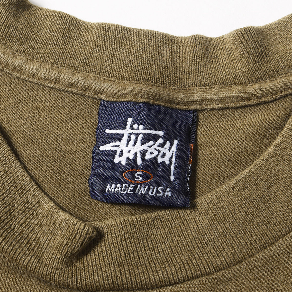 STUSSY (ステューシー) 90s OLD STUSSY 紺タグ ペンキロゴ Tシャツ(USA 