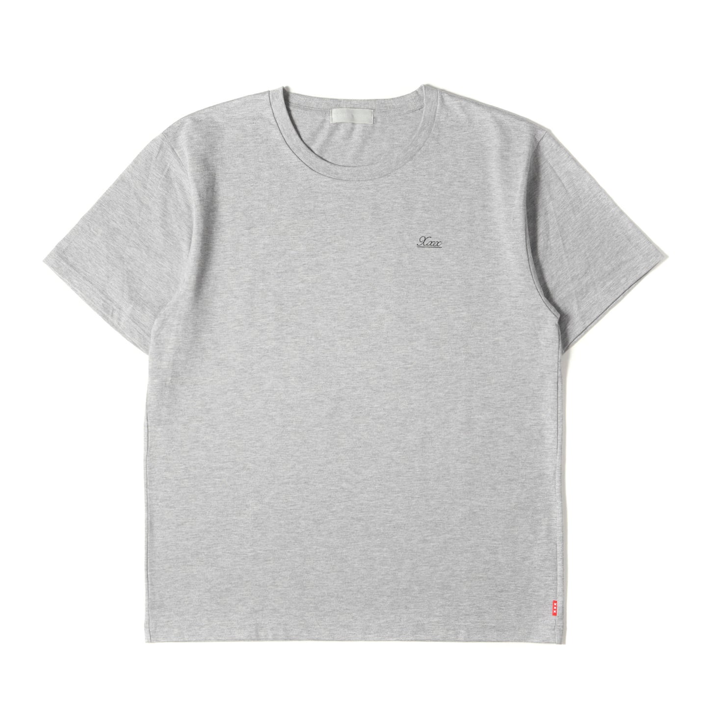 ワンポイント刺繍 クルーネック Tシャツ
