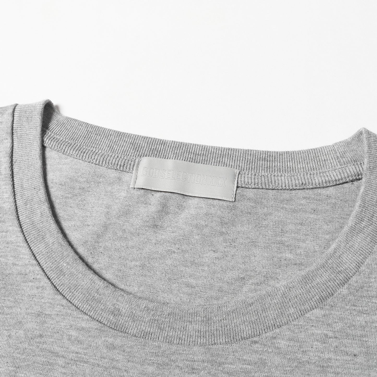 ワンポイント刺繍 クルーネック Tシャツ