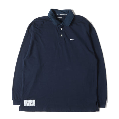 22SS ワンポイント刺繍 ロングスリーブ ポロシャツ(CACHALOT POLO LS)