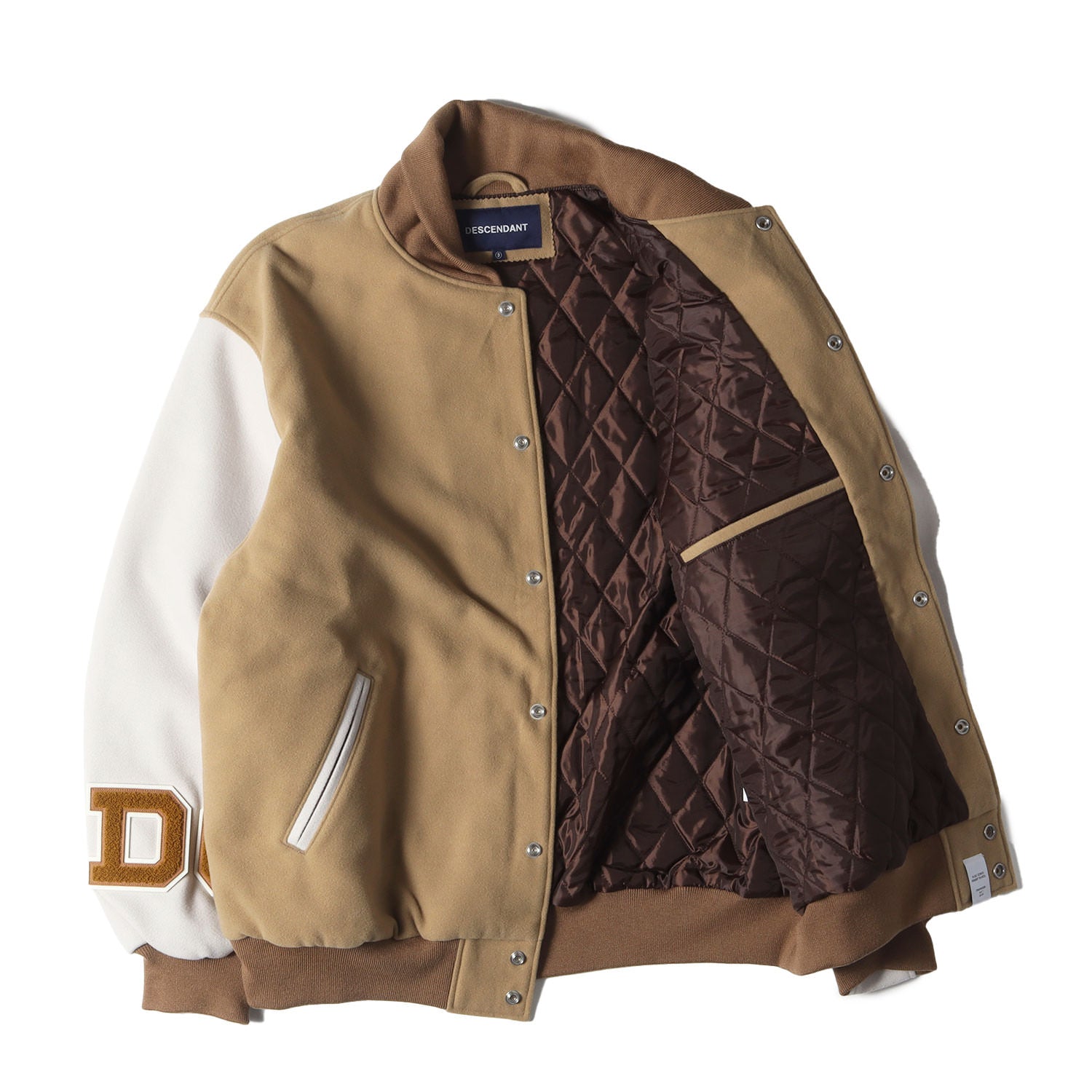 DESCENDANT (ディセンダント) 21AW スクワッド バーシティジャケット / スタジャン(SQUAD VARSITY JACKET) –  ブランド古着の通販・買取 | BEEGLE by Boo-Bee