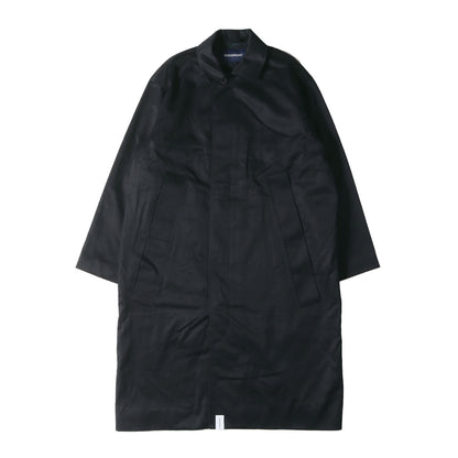 21AW 裏地チェック 高密度コットン バルマカーンコート(VITELLO BALMACAAN COAT)