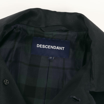 21AW 裏地チェック 高密度コットン バルマカーンコート(VITELLO BALMACAAN COAT)