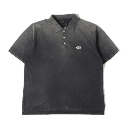 23SS ダメージ加工 コットン 鹿の子 ポロシャツ(JUMBO WELLER S/S DMGD)