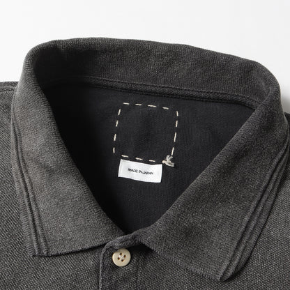 23SS ダメージ加工 コットン 鹿の子 ポロシャツ(JUMBO WELLER S/S DMGD)